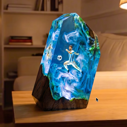 Messi Resin Lamp